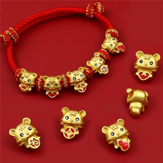 Charm hình con hổ dùng xỏ vòng tay may mắn