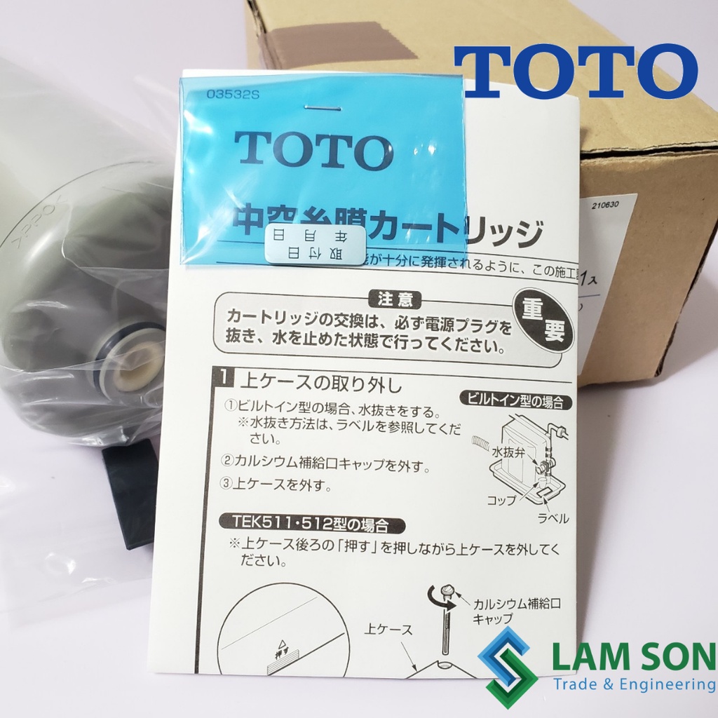 LÕI LỌC TOTO TH637-1 DÙNG CHO MÁY TOTO ALKALI7 TEK 513,512,511,500  NHẬP KHẨU NHẬT BẢN