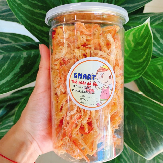 Mực xé sợi hấp cốt dừa siêu thơm ngon hũ 250gram