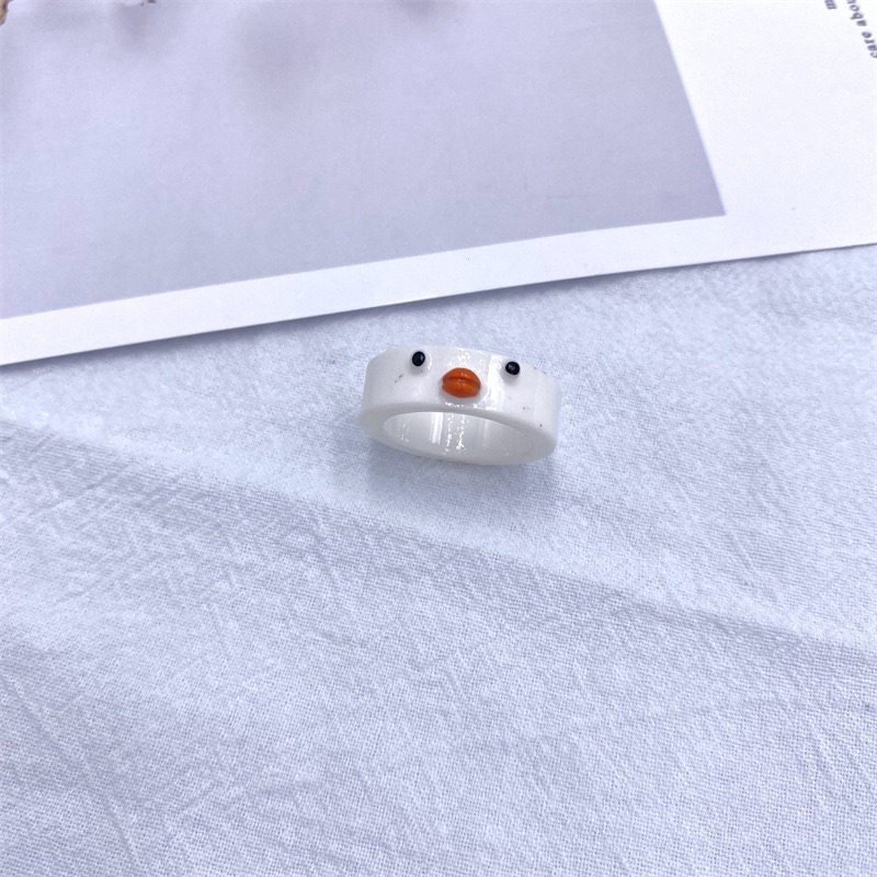 Nhẫn nhựa resin hình gấu, gà,ếch 🐻🐤🐸 dễ thương xinh xắno
