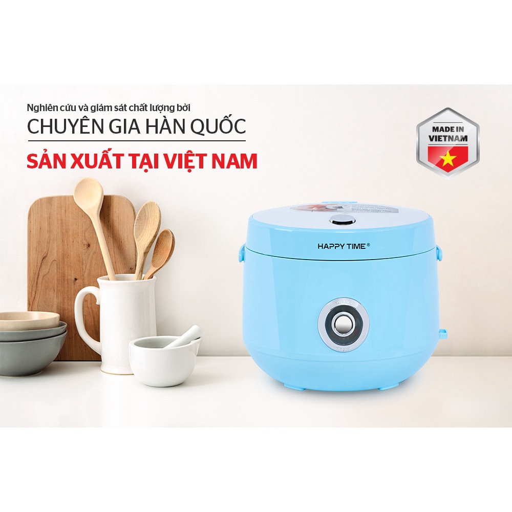 Nồi cơm điện Sunhouse HTD8522G/Xanh/1.2L/500W ---HTD8521P/Hồng/1.8L/700W, công nghệ Korea nấu cơm siêu ngon