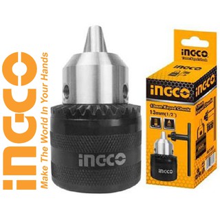 Đầu khoan không răng 13mm key chuck ingco kc1302w