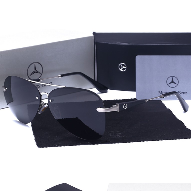 Kính Mercedes - Kính râm nam (3 màu) Full box
