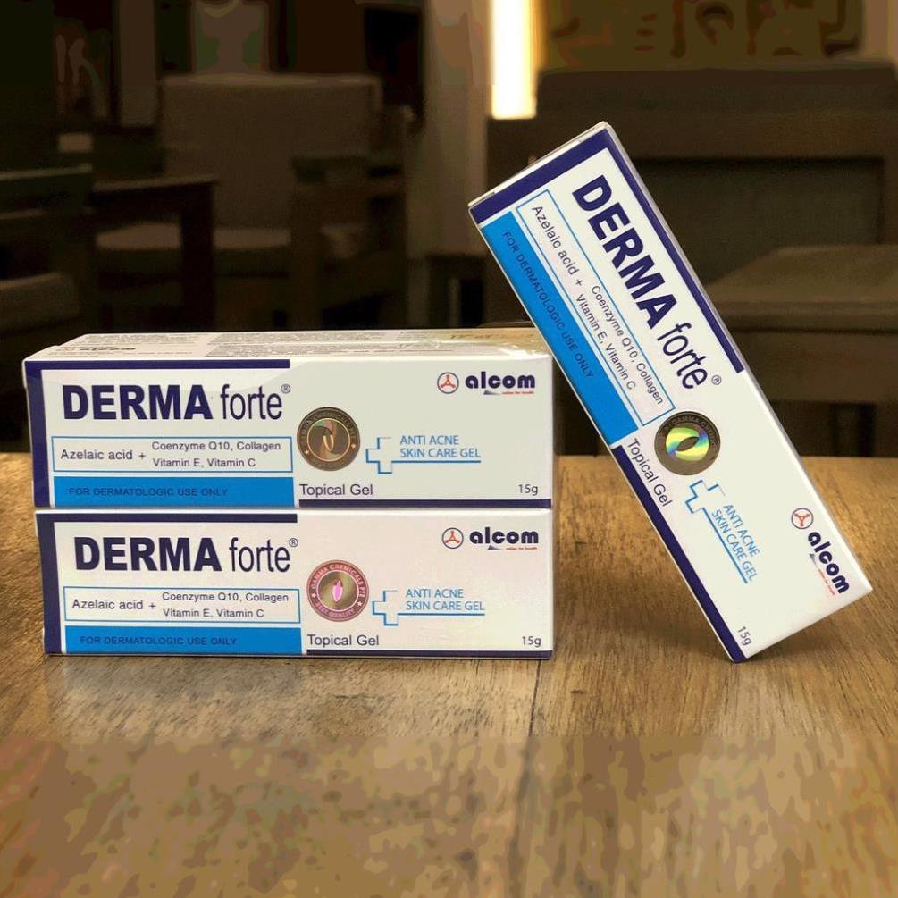 [GIÁ GỐC] Gel MỤN Derma-Forte - Hỗ trợ ngăn ngừa vết thâm và mụn - Tuýp 15g
