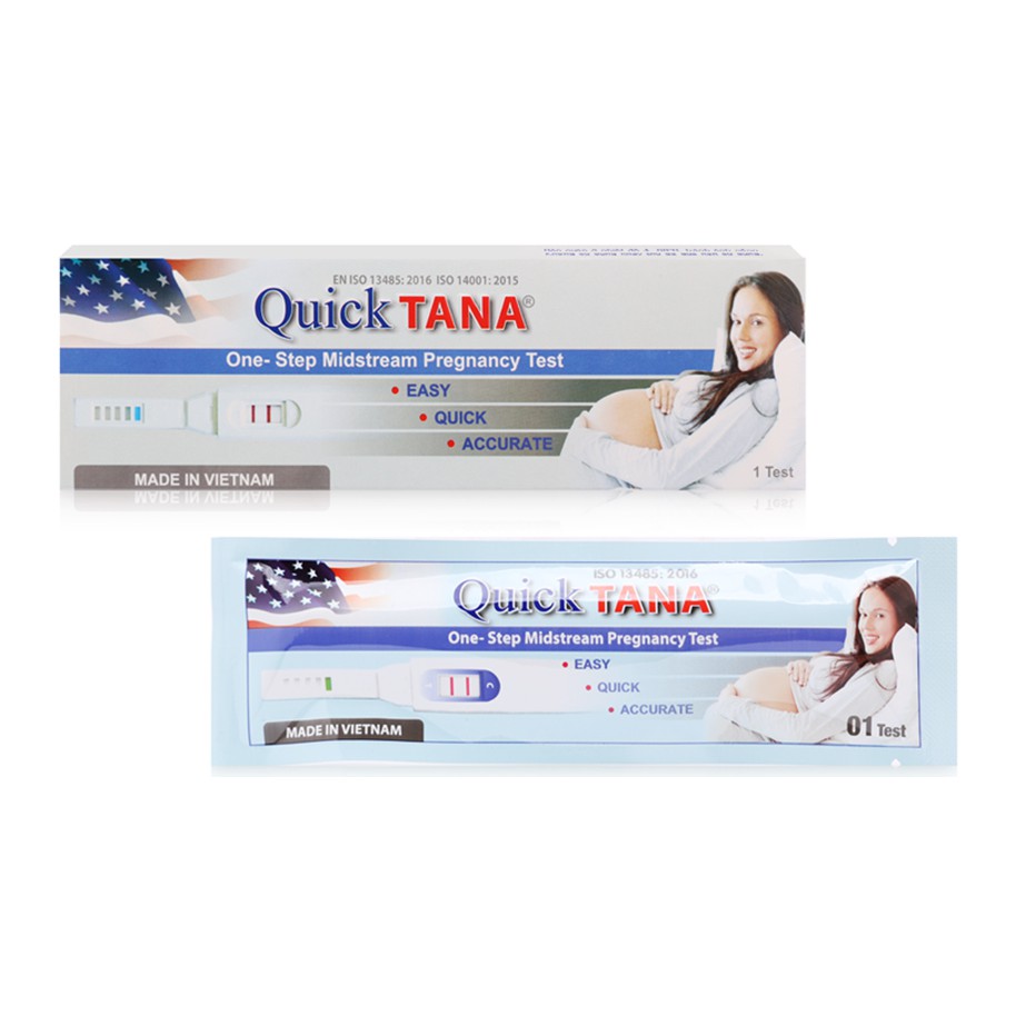 BÚT THỬ THAI NHANH EARLY DETECTION, QUICKTICK, QUICKTANA, POWER TEST HỘP 1 CÁI