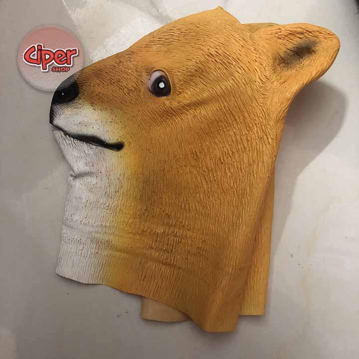Mặt nạ Cosplay Đầu Chó - Vàng