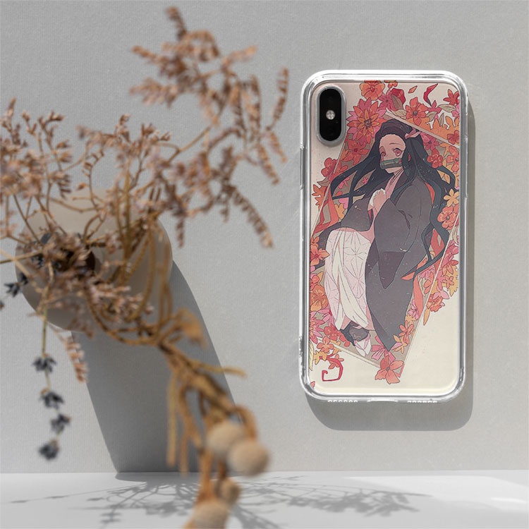 Ốp iphone Thanh Gươm Diệt Quỷ Nezuko cho Iphone 6 7 8 Plus 11 12 Pro Max X Xr TDSPOD00006