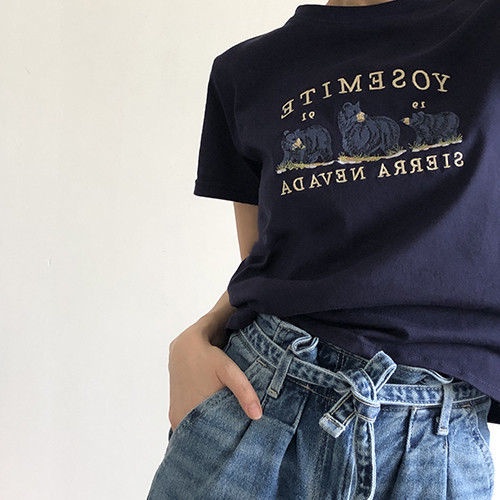 Áo Thun Nữ cotton Tay Ngắn Dáng Ôm Phong Cách Hàn Quốc Cổ Điển Dễ Phối Đồ Thời Trang Cho Nữ áo phông nữ JL-TX-102