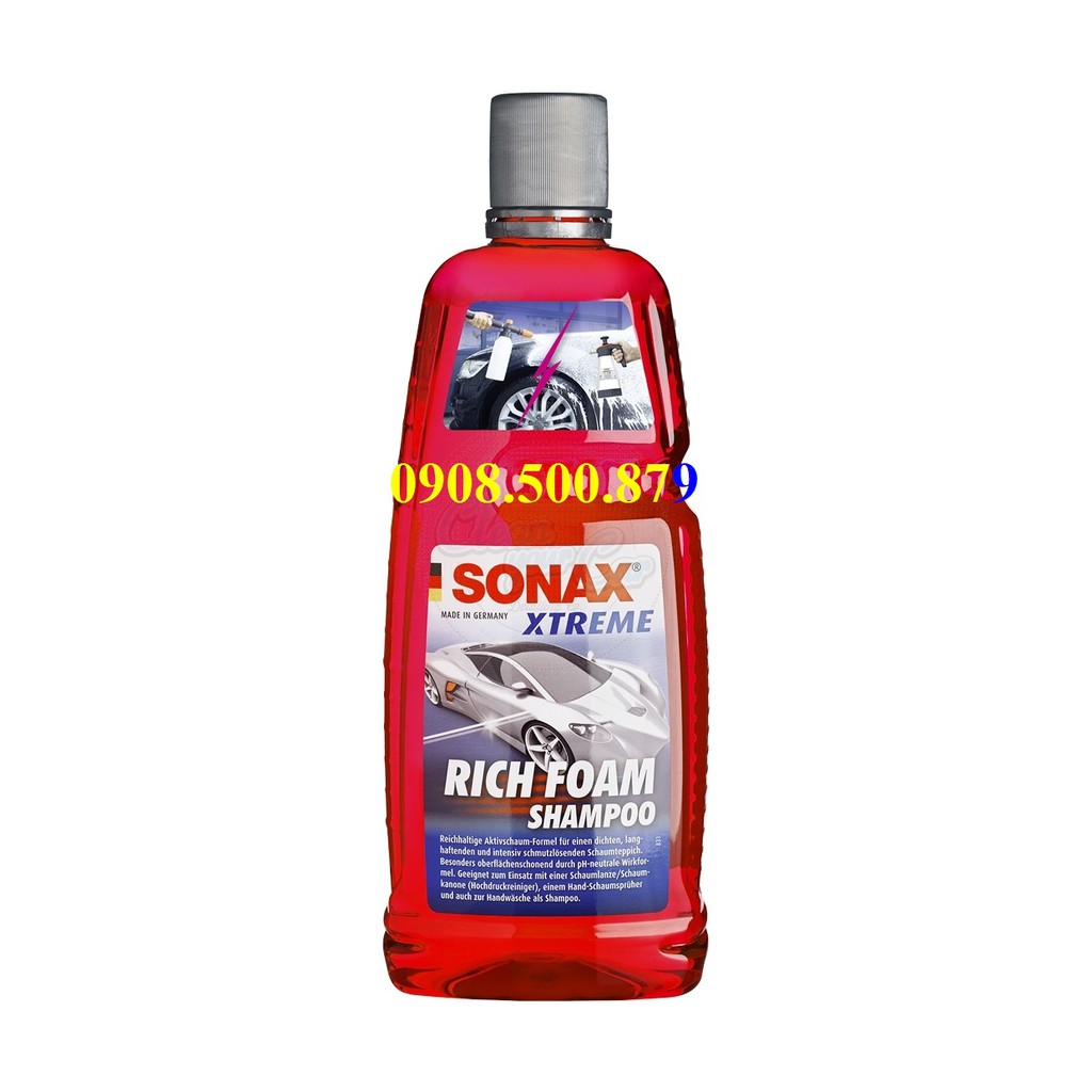 Sonax Rich Foam Shampoo 248300- Xà phòng rửa xe bọt tuyết.