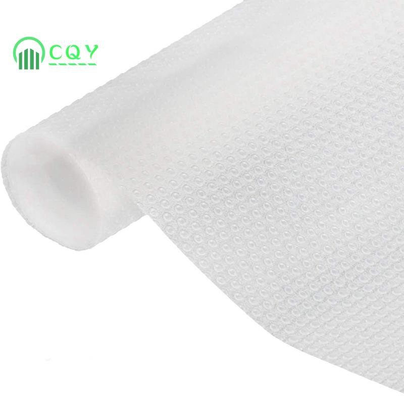 3 Rolls Plastic Shelf Liners Refrigerator Mats EVA Liners Fridge Pads