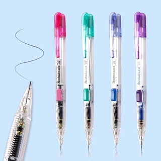 Bút chì kim /bút chì bấm thân giữa pentel pd105 ngòi 0.5mm, thân trong/ thân màu đẹp mắt /vỏ nhiều màu