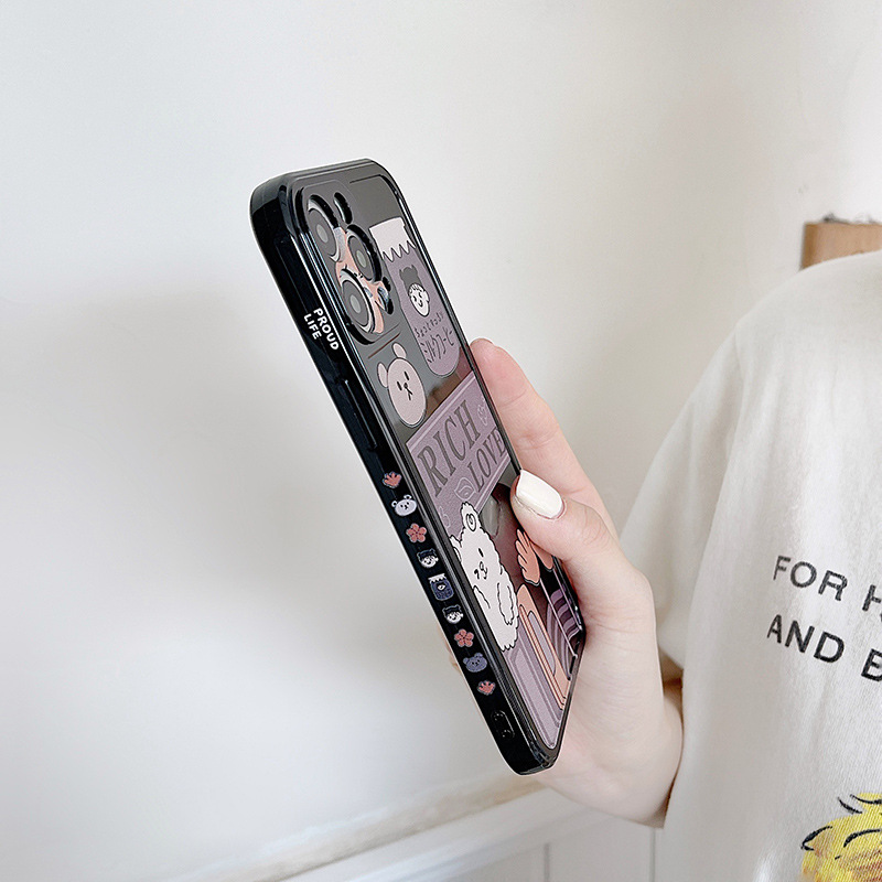 Ốp lưng iphone vuông cạnh hình insbear 6plus/6s/6splus/7/7plus/8/8plus/x/xr/xs/11/12/pro/max/plus/promax | BigBuy360 - bigbuy360.vn