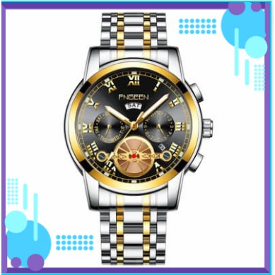 Đồng Hồ Nam Cao Cấp  Dây Thép Không Gỉ Kim Dạ Quang PNGEEN Nam Tính - FullBox BH Hãng 12 Tháng | BigBuy360 - bigbuy360.vn