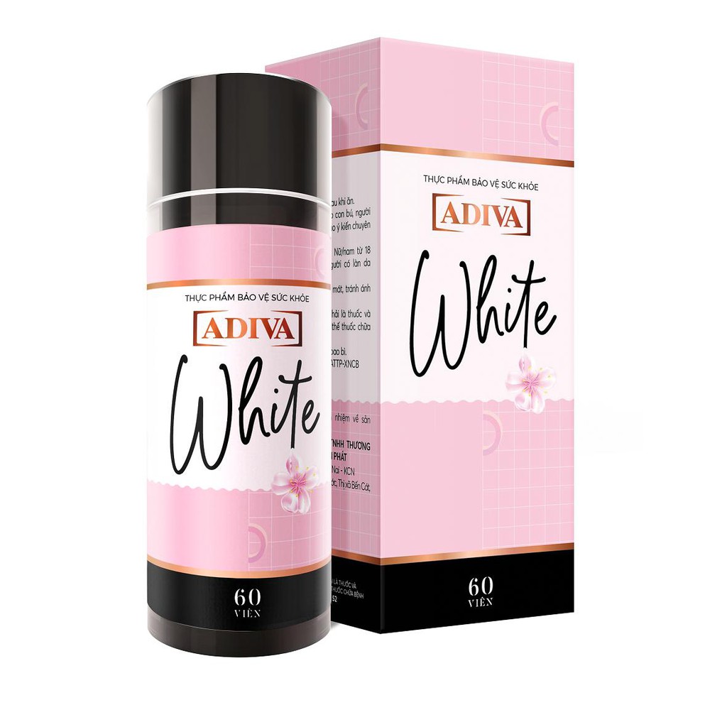 Mua 2 tặng 1 - Mua 2 hộp White ADIVA tặng 1 hộp cùng loại - Sáng da chống nắng toàn thân | Thế Giới Skin Care