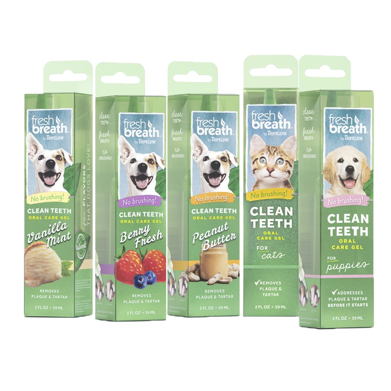 GEL ĐẶC TRỊ NGĂN NGỪA MẢNG BÁM CHO CHÓ CON - Fresh Breath Clean Teeth Oral Care Gel for puppy