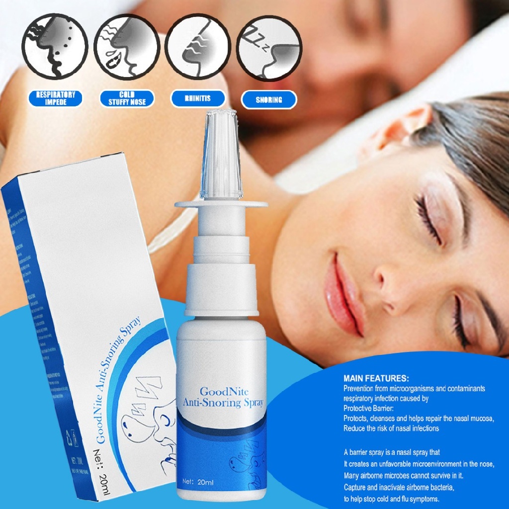 [Hàng mới về] Chai xịt chống ngáy ngủ làm giảm hắt hơi 20ml