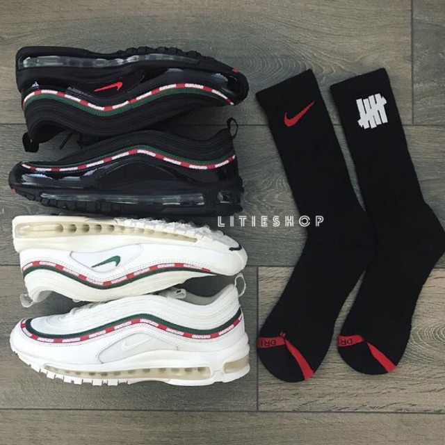 NHẬP MAJUL15 GIẢM 30K |Giày  AIR MAX 97 UNDEFEATED ĐEN TRẮNG NAM NỮ | BigBuy360 - bigbuy360.vn