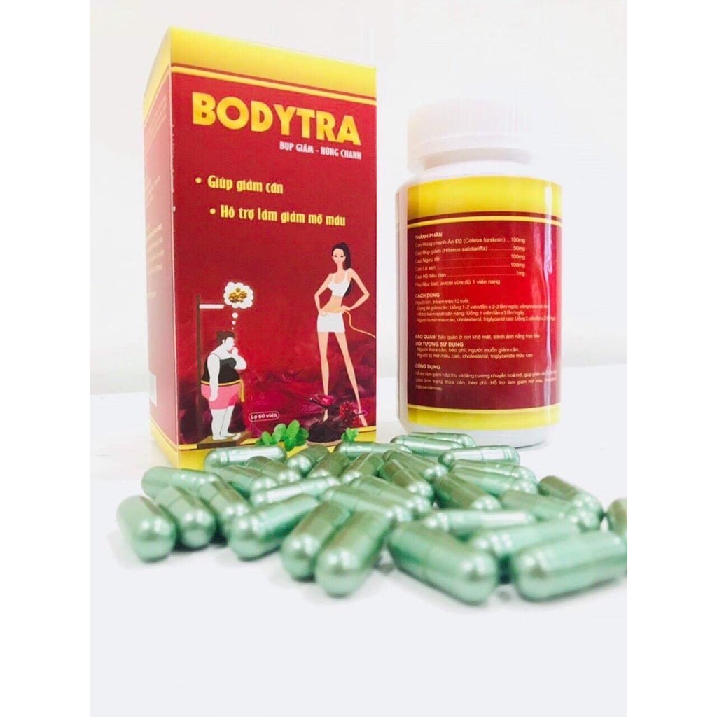 [Viện Dược Liệu] Giảm Cân An Toàn Bodytra 1 -  Giảm 5-7Kg Sau 1 Liệu Trình - Không Tăng Lại - Tặng 30 Viên Giữ Dáng | BigBuy360 - bigbuy360.vn