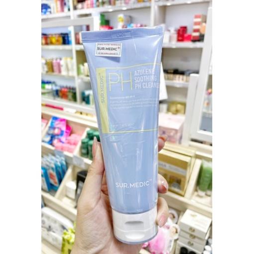 Sữa Rửa Mặt SURMEDIC PH Azulene Soothing PH Cleanser Dưỡng Ẩm Chuyên Sâu 150ml