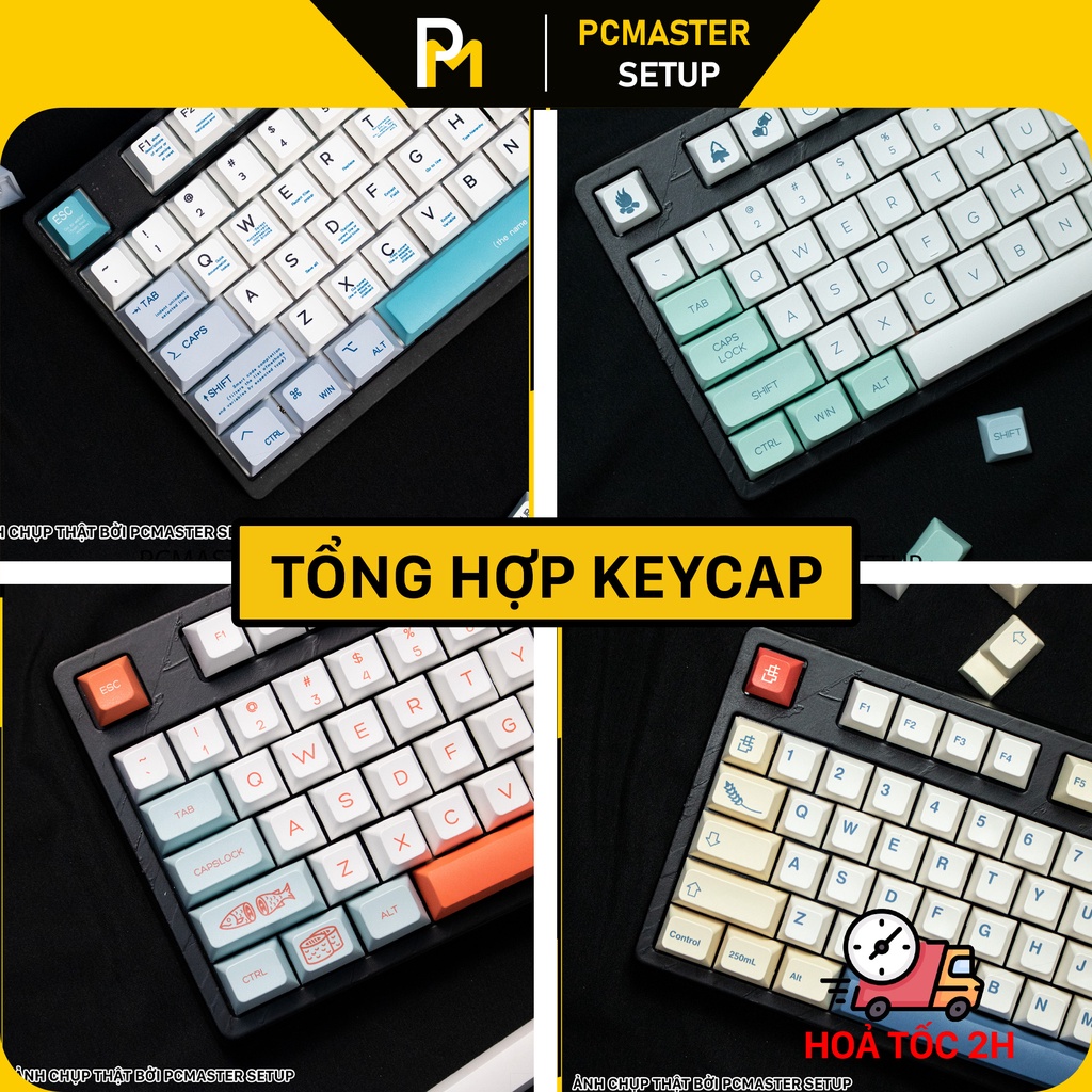 Nút keycap cho bàn phím cơ pbt nhiều chủ đề tổng hợp các mẫu