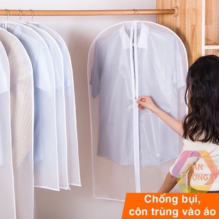 Túi bảo vệ , bọc chống bụi quần áo có dây kéo