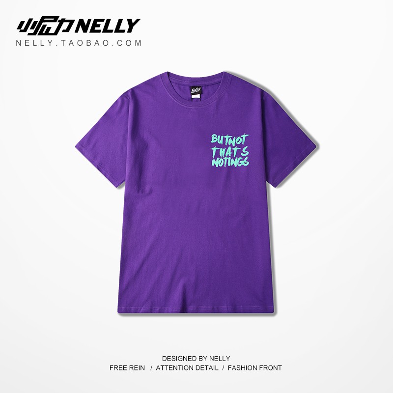 Áo T-Shirt cộc tay hoạ tiết Âu Mỹ Hip-Hop đường phố Nam/Nữ hàng chính hãng NELLY heybig