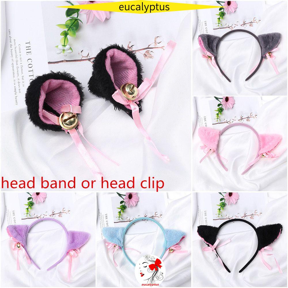 Băng Đô Cài Tóc Hình Tai Mèo Hoạt Hình Dễ Thương Thời Trang Cho Nữ