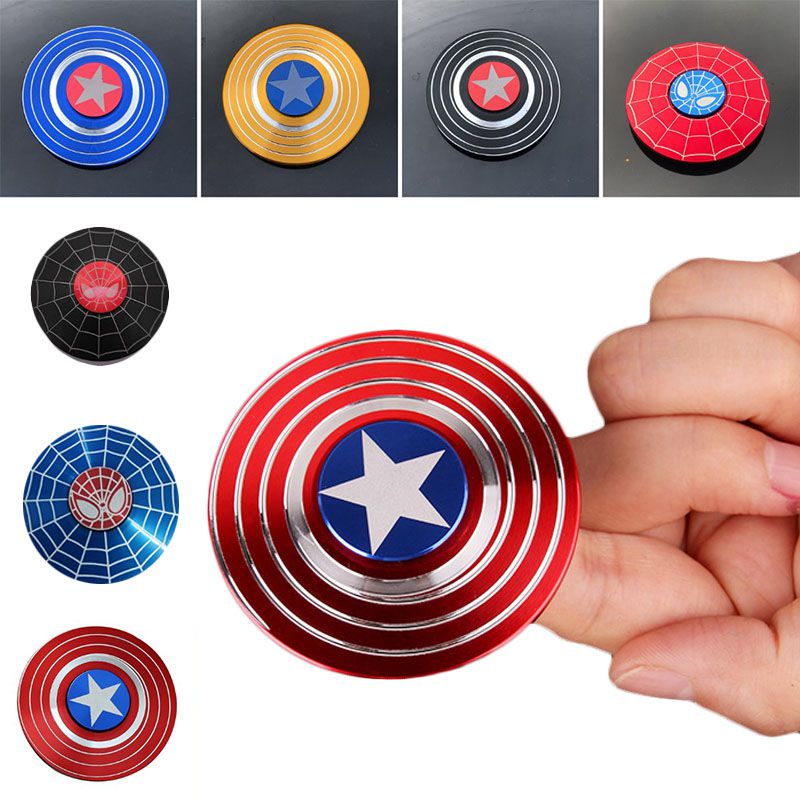 Con Quay Đồ Chơi Spinner BằNg HợP Kim HìNh Captain America