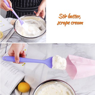Dụng cụ làm bánh: phới trộn bột, phới dẹt silicon