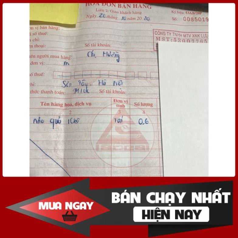 HQHQ20 [Bb123] 1 Kg nho khô xanh ninh thuận hàng loại 1 chua ngọt