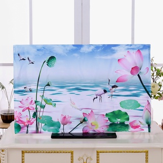 Vải Bụi. Bìa TV Ren. Tấm Vải Che Phủ TV LCD Chống Bụi 55 inch