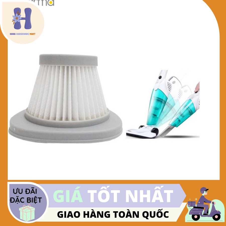 Lõi Lọc HEPA Thay Thế Cho Máy Hút Bụi Cầm Tay DEERMA DX118C [Chính Hãng]