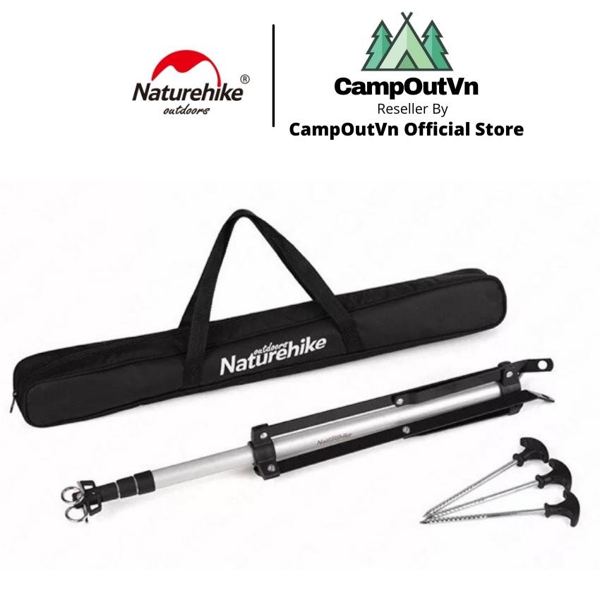 Naturehike đồ cắm trại campoutvn giá treo đèn 3 chân du lịch dã ngoại 1m94 gọn A113