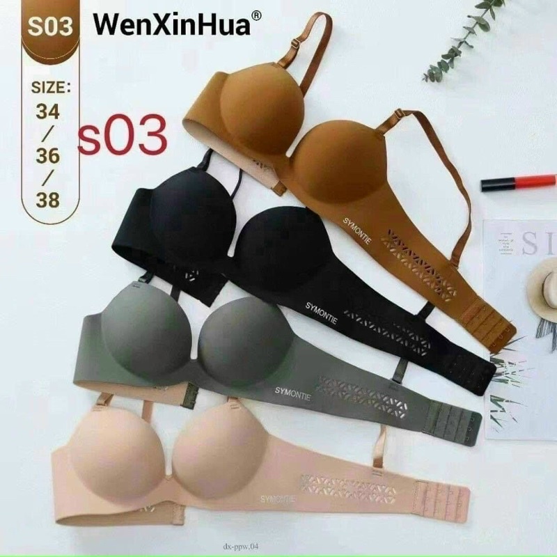 ÁO LÓT ĐÚC SU NON ĐỆM BÀN TAY NÂNG NGỰC WENXIHUA S03