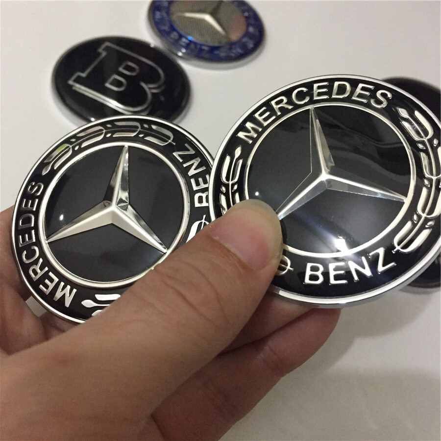Nhãn Dán Trang Trí Phía Sau Đuôi Xe Hơi Mercedes Benz AMG Apple tree Brabus 57mm