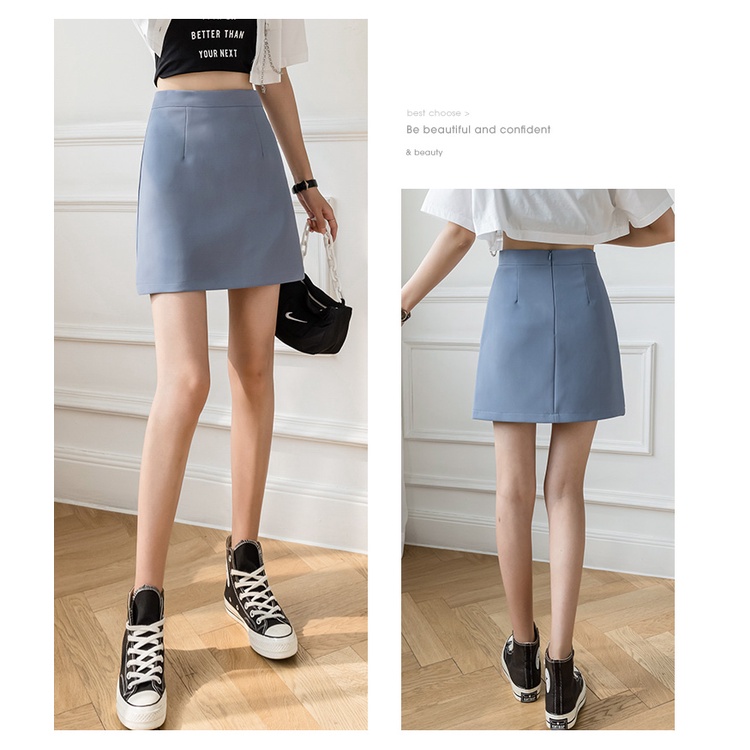 Chân Váy Chữ A Dáng Ngắn Chống Chói Thời Trang Mùa Hè Cho Nữ