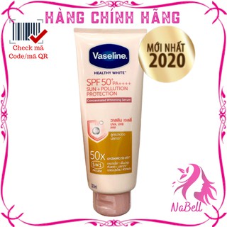 Kem dưỡng trắng da 💓 vaseline 50x 💓hàng thái lan nhập khẩu chính hãng 320ml
