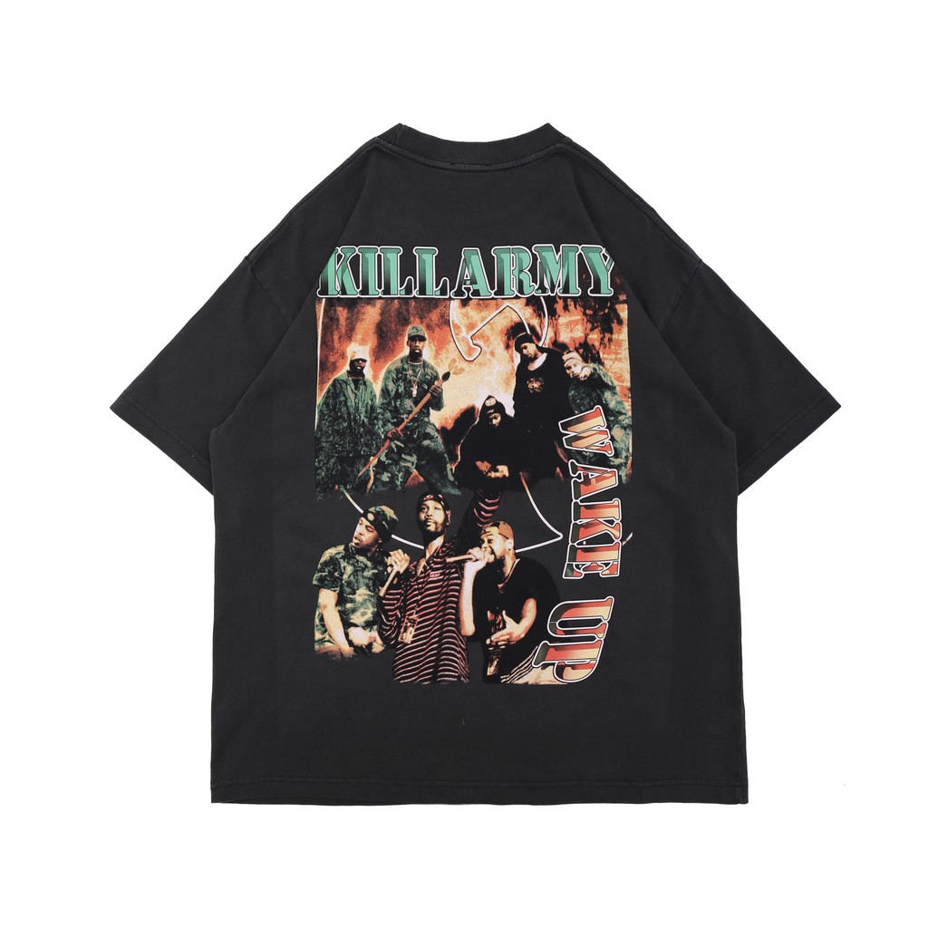 Áo Thun Wash SKILLARMY [ 𝗔𝗡𝗬𝗪𝗔𝗬$ ]