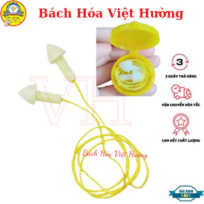 [SIÊU RẺ] Nút bịt tai chống ồn 1 tầng hiệu quả, cách âm, chống bụi, loại có hộp đựng