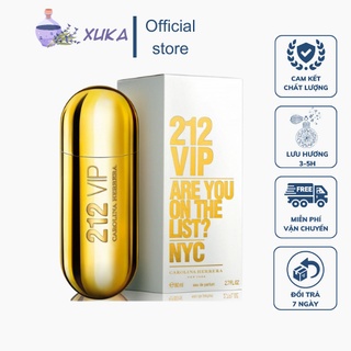 Nước hoa nữ 212 vip carolina herrera edp 80ml - dầu thơm nữ 212 vip carolina herrera xuka