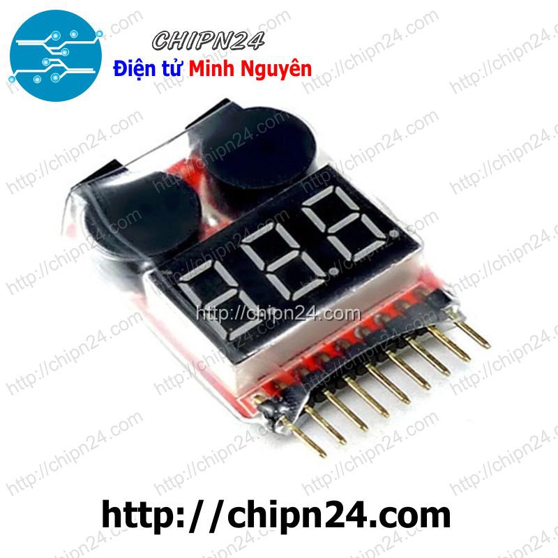 [1 CÁI] Mạch Đo báo pin Lipo RC 1-8s