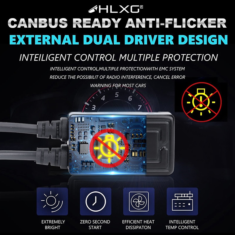 Bóng Đèn LED LY 60 Turbo 50000LM CSP H7 canbus 9012 H8 D4S D4R D2S D2R h11 H1 LED 9005 9006 HB3 HB4 12V 6000K 4300K Chất Lượng Cao