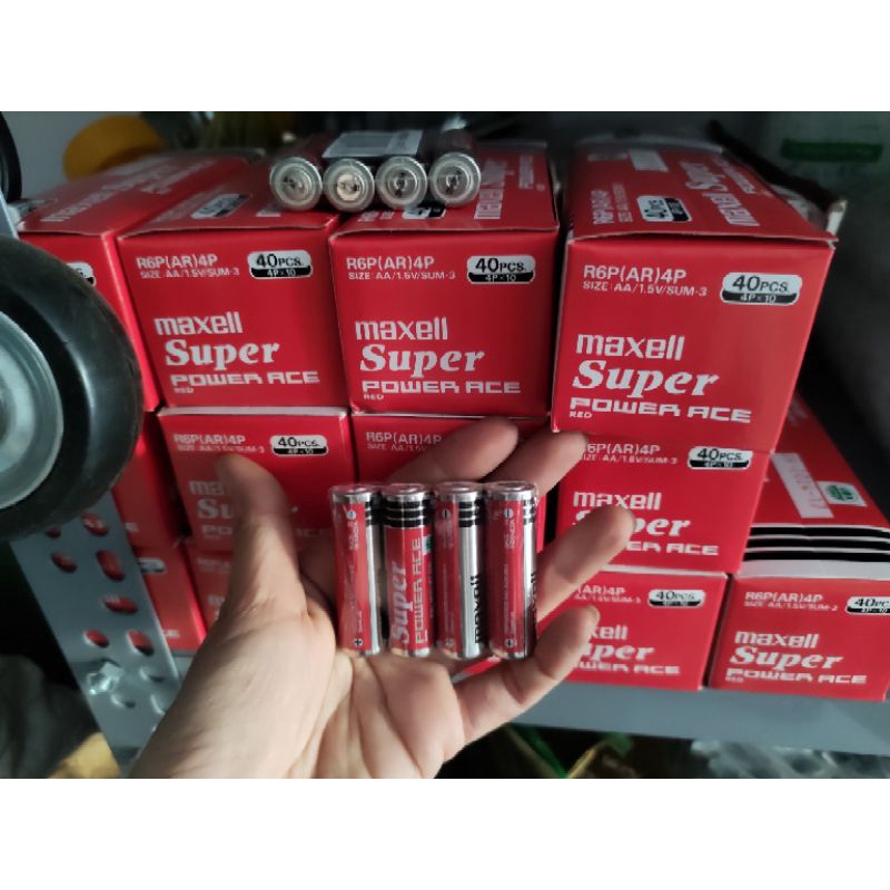 Hộp 40 viên pin tiểu maxell 2A,pin tiểu,pin AA,pin chất lượng tốt, siêu bền, Hàng nhập khẩu