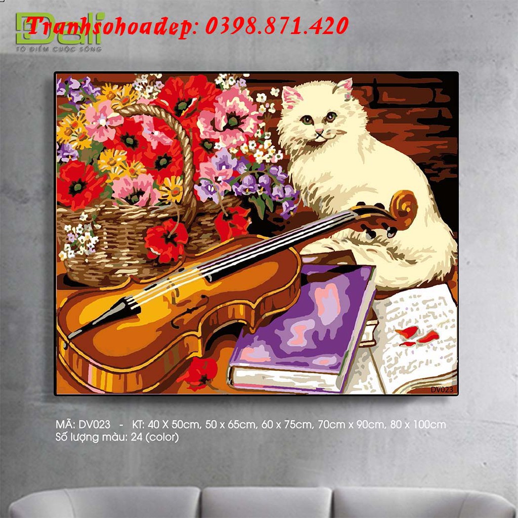 Tranh Sơn Dầu Số Hóa Mèo Thần Tài T Art  Cùng Nhiều Mẫu Tài Lộc Hàng Có Sẵn | BigBuy360 - bigbuy360.vn