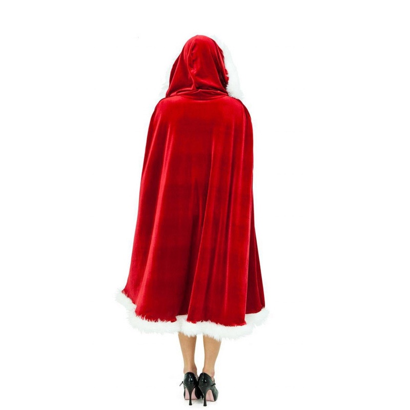 Áo Choàng Nhung Hóa Trang Ông Già Noel Cao Cấp Cho Bé Và Người Lớn