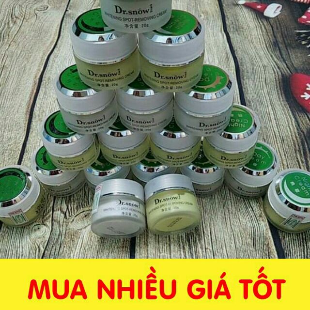 Bộ Kem vỗ bong nám Dr snow