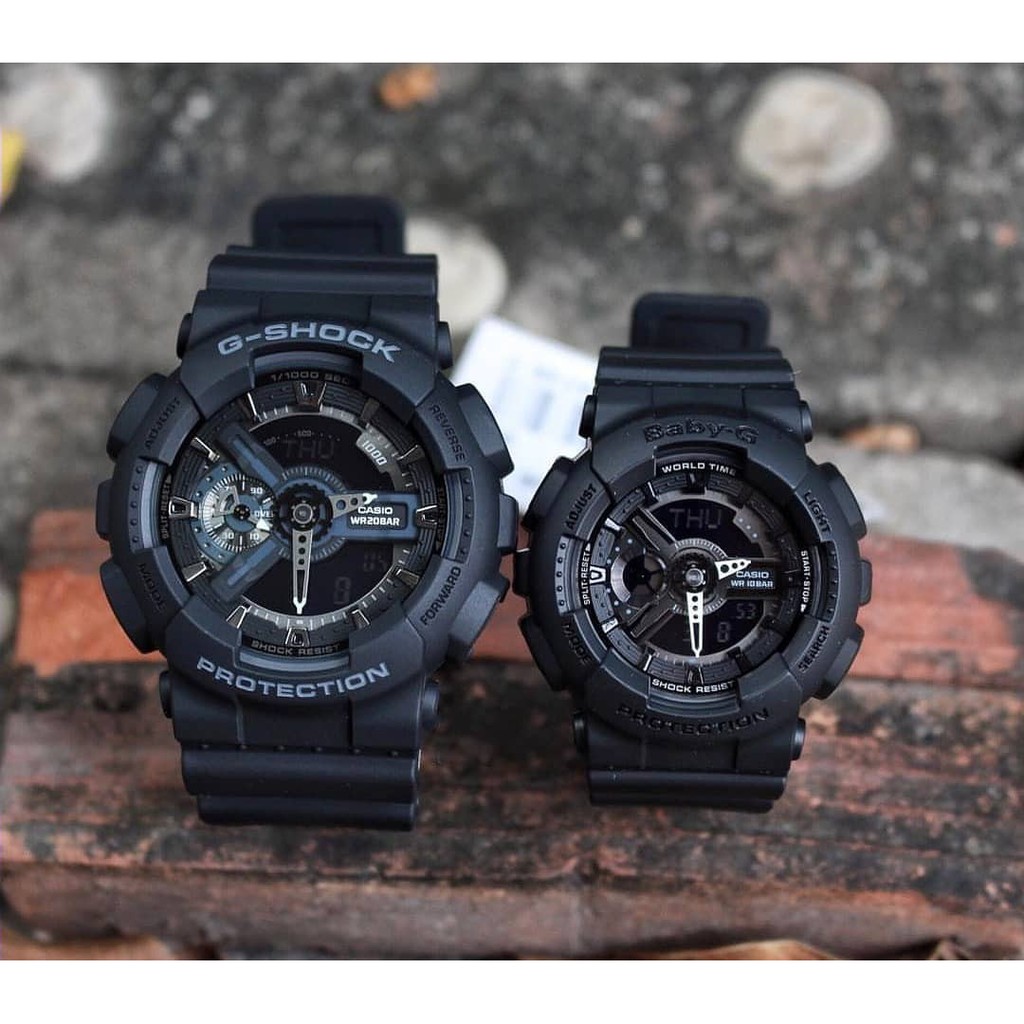 Đồng Hồ Casio Nam Dây Nhựa GSHOCK GA-110-1BDR Chính Hãng