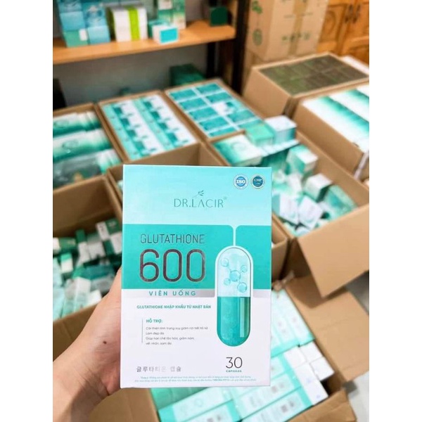 Viên uống glutathione 600 NGUYÊN MÃ chính hãng