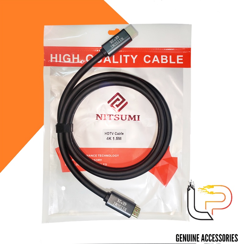 Cáp HDMI 2.0 Hỗ Trợ 2K/4K NITSUMI DÀI 1.5M - 3M - 5M - 10M