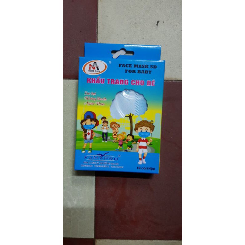 Khẩu Trang Y Tế Em Bé 3D Havic (10 Cái)